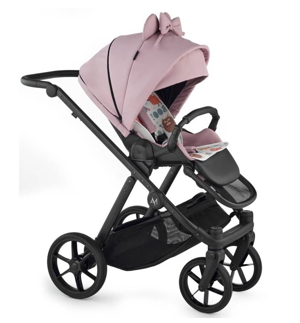 Natoni Joy New Coral Blush z uroczą kokardą na budce- studio